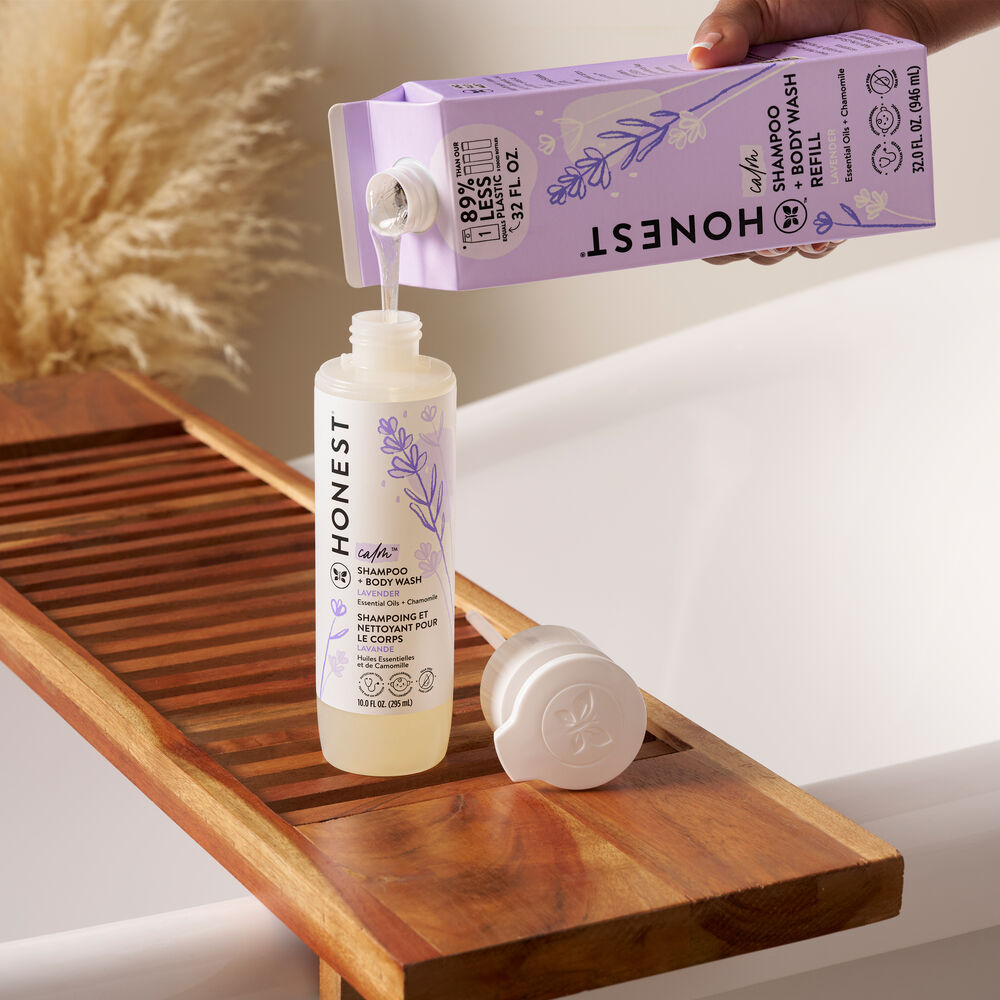 Shampoo Body Wash, Carton Refill, Lavender